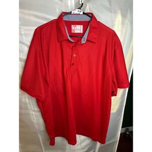 Chick-fil-A Team Style Oobe Red Polo Shirt Mens 2XL Short Sleeve Recycled Fabric